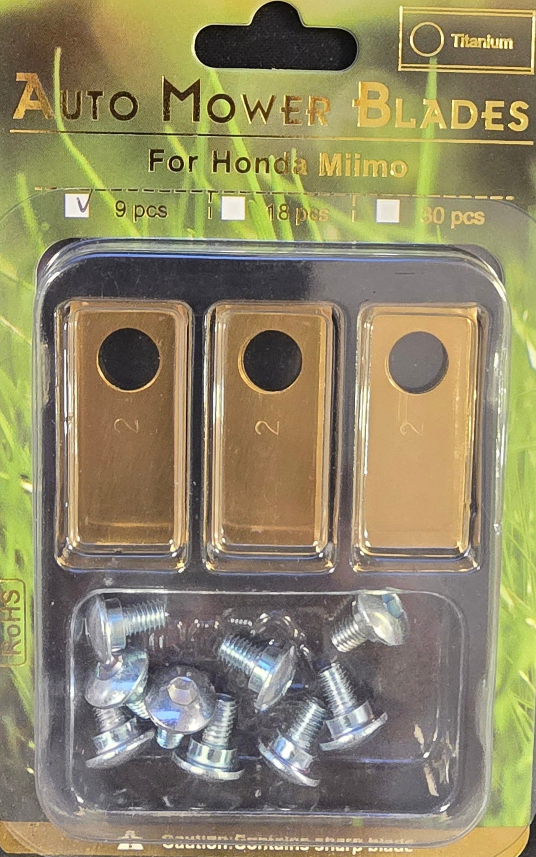 Ersatzmesser für Honda Mähroboter – 9 Stück mit Schrauben