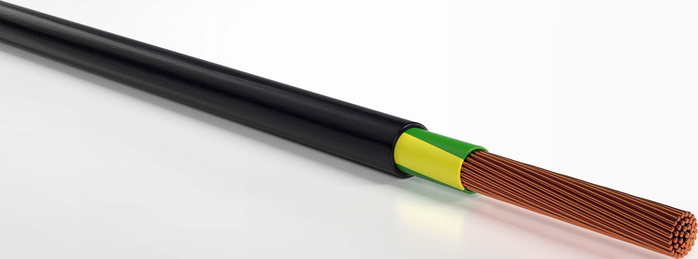 Erdungskabel NYY-J 1x10 mm²